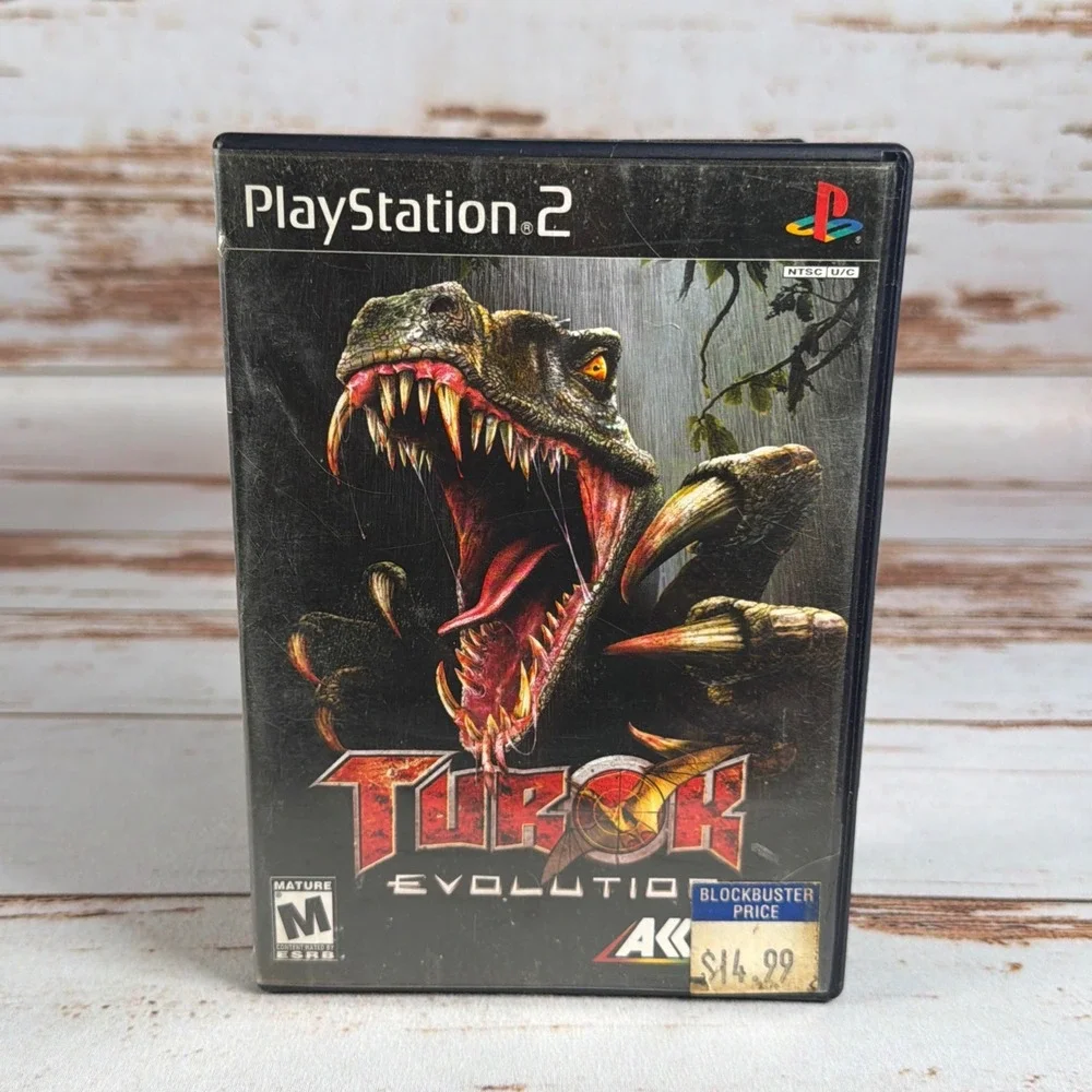 Turok Evolution PS2 PlayStation 2 Black Label No Manual Tested